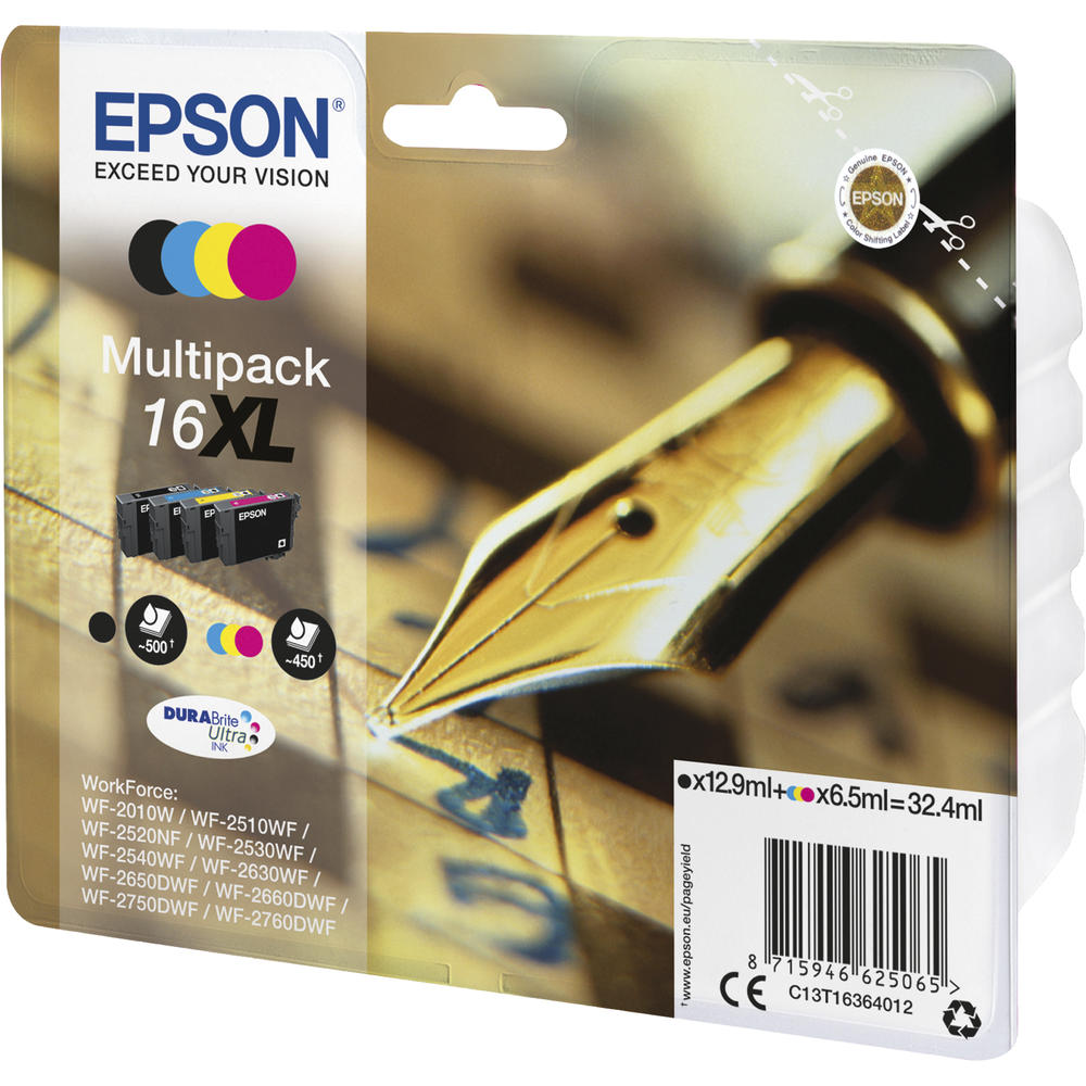 Epson Tintenpatrone C13T16364012 sw/c/m/y 4