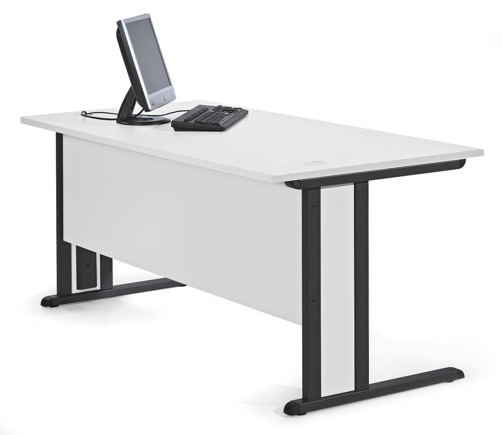 Schreibtisch Basic MULTI MODUL | Lichtgrau | 1800 | Anthrazit