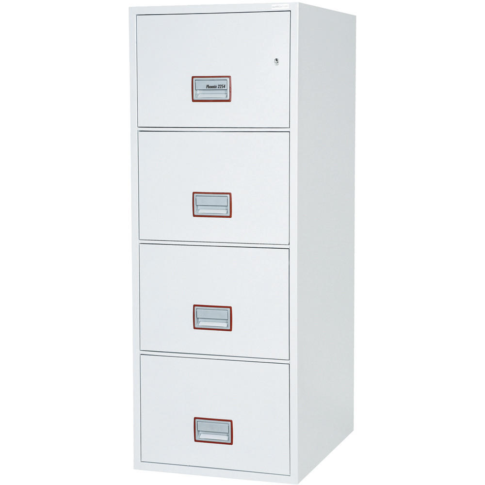 Hängereg.-Schrank mit Feuerschutz Serie Pro | Frei Verwendungsstelle | 4 Schübe | Zylinderschloss