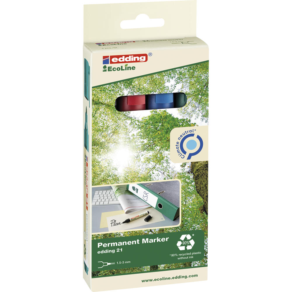 edding Permanentmarker 21 EcoLine 4-21-4 1,5-3 mm