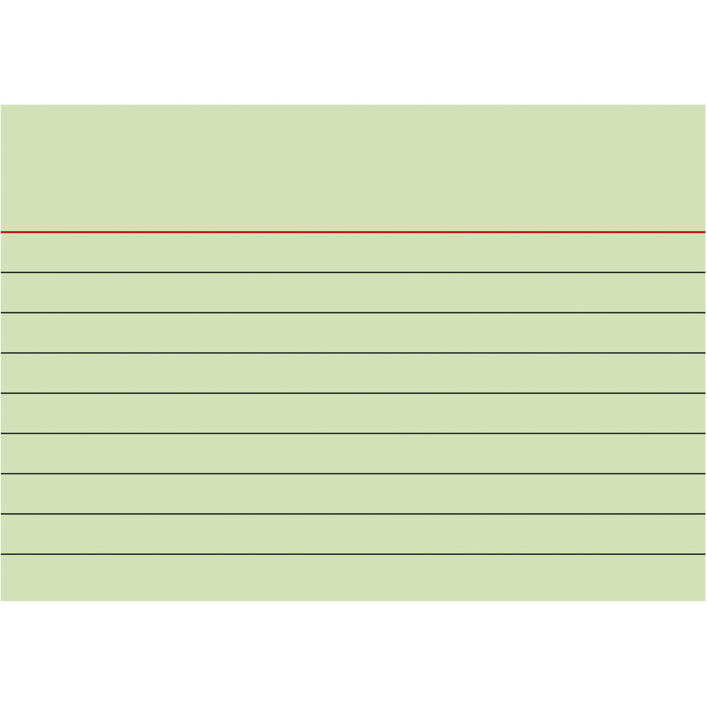 BRUNNEN Karteikarte 102270150 DIN A7 liniert gn