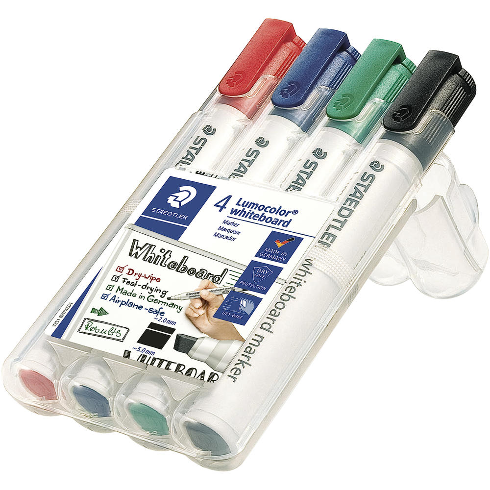 STAEDTLER Whiteboardmarker Lumocolor 351 B WP4 4