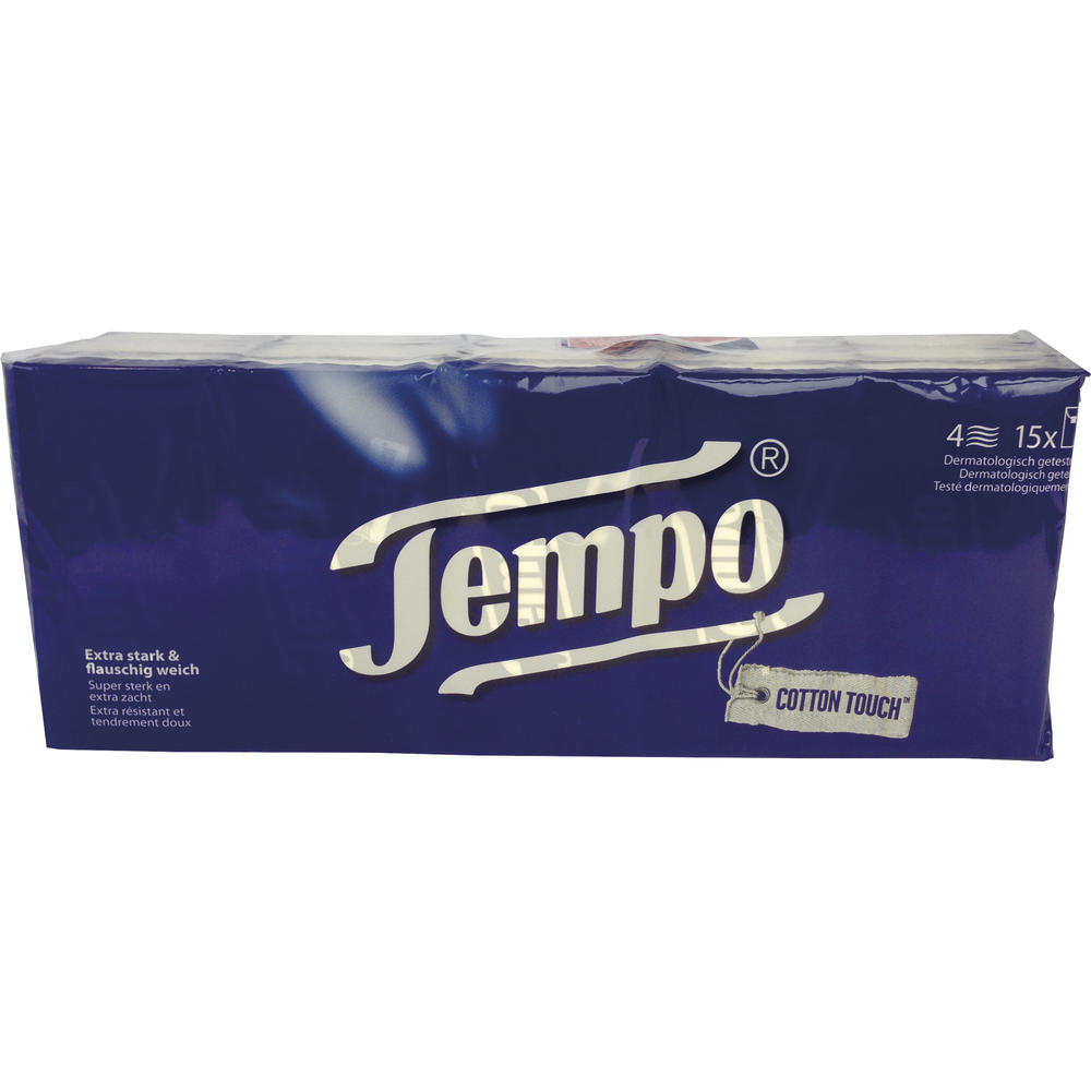 Tempo Taschentücher 144363 15x10 St./Pack.