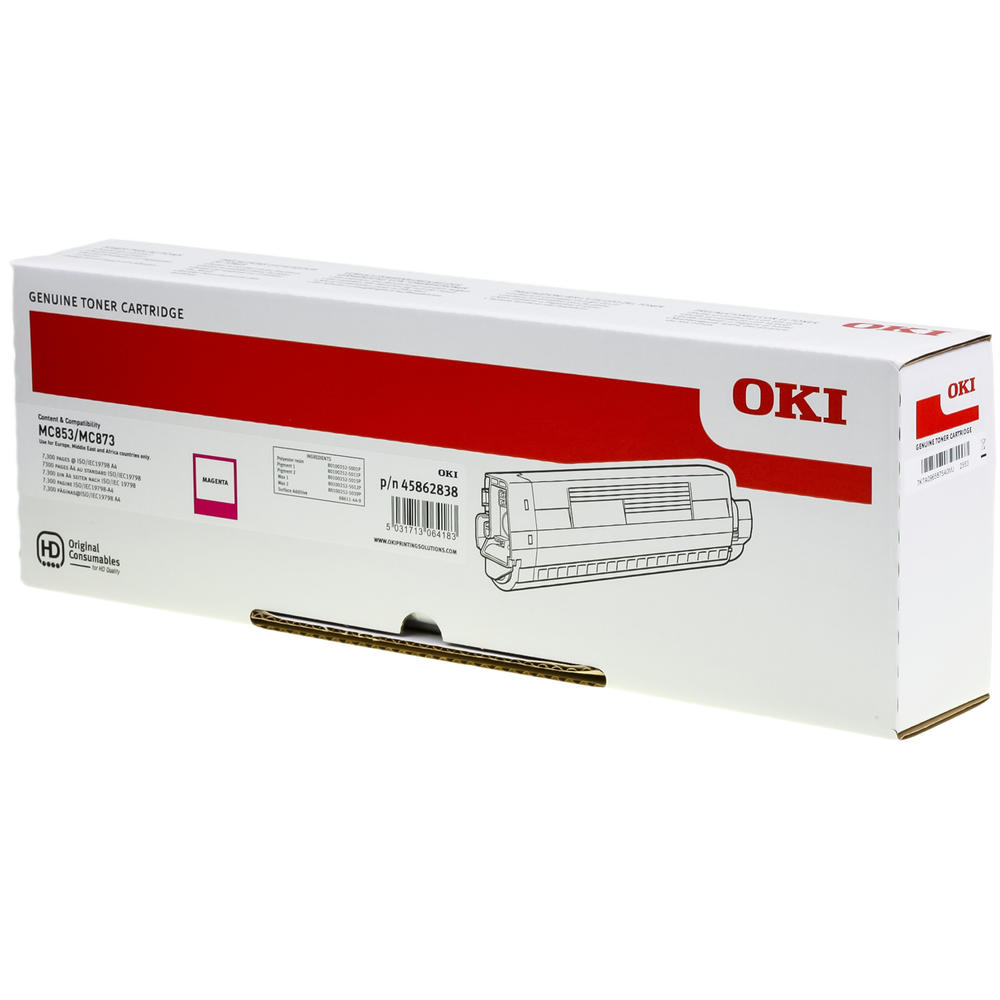 OKI Toner 45862838 7.300Seiten magenta