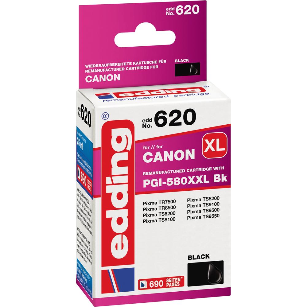 edding Tintenpatrone 18-620 wie Canon PGI-580XXLBK