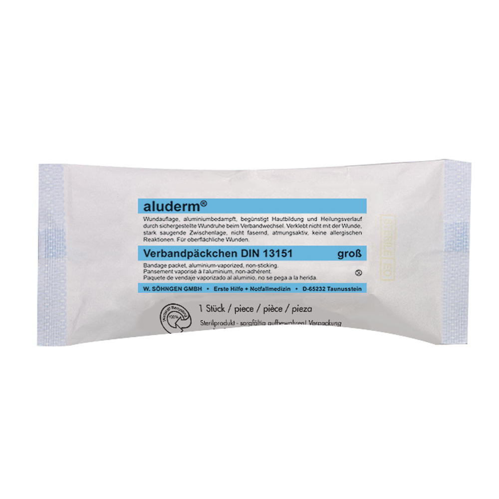 aluderm Verbandpäckchen 1003373 groß 4mx10cm