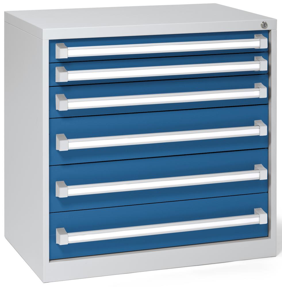 Schubladenschränke WS PROFI SYSTEM | 2 Schübe 75 mm hoch, 1 Schub 100 mm hoch, 3 Schübe 150 mm hoch