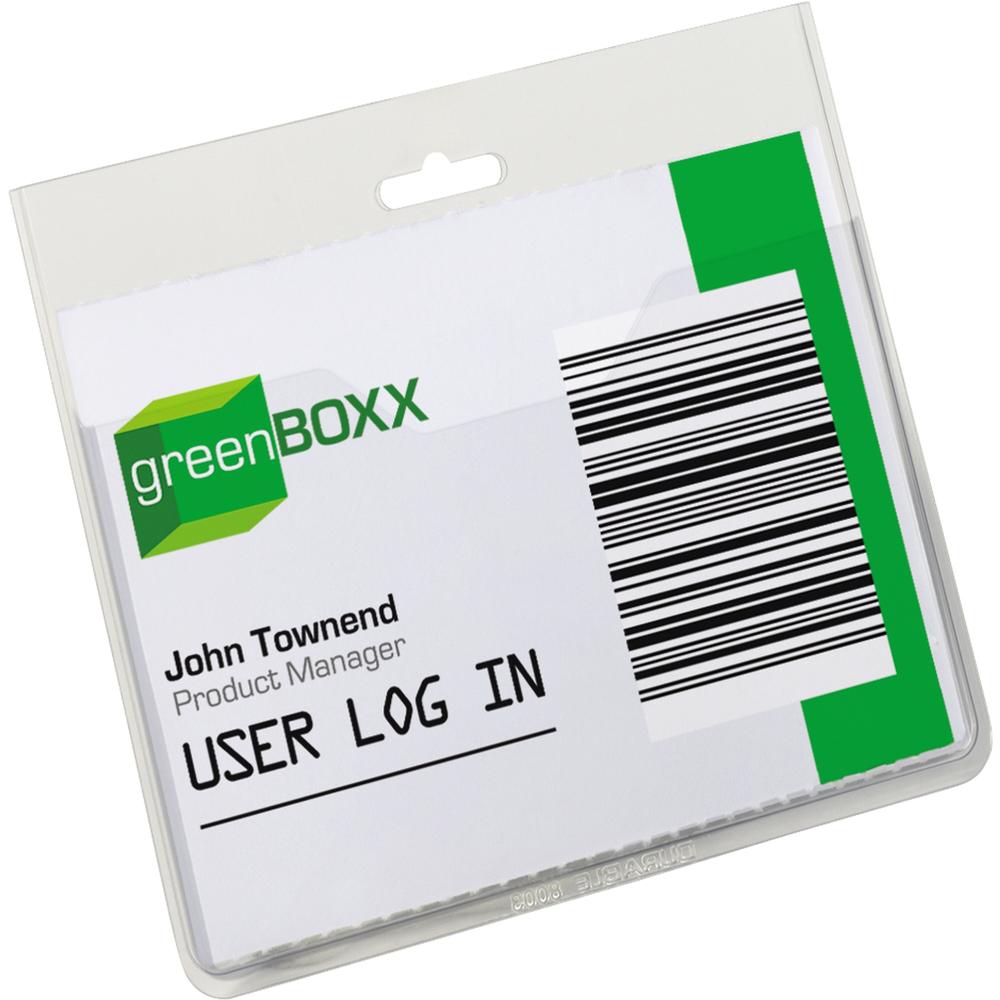 DURABLE Namenschild 813619 90x60mm transparent 20
