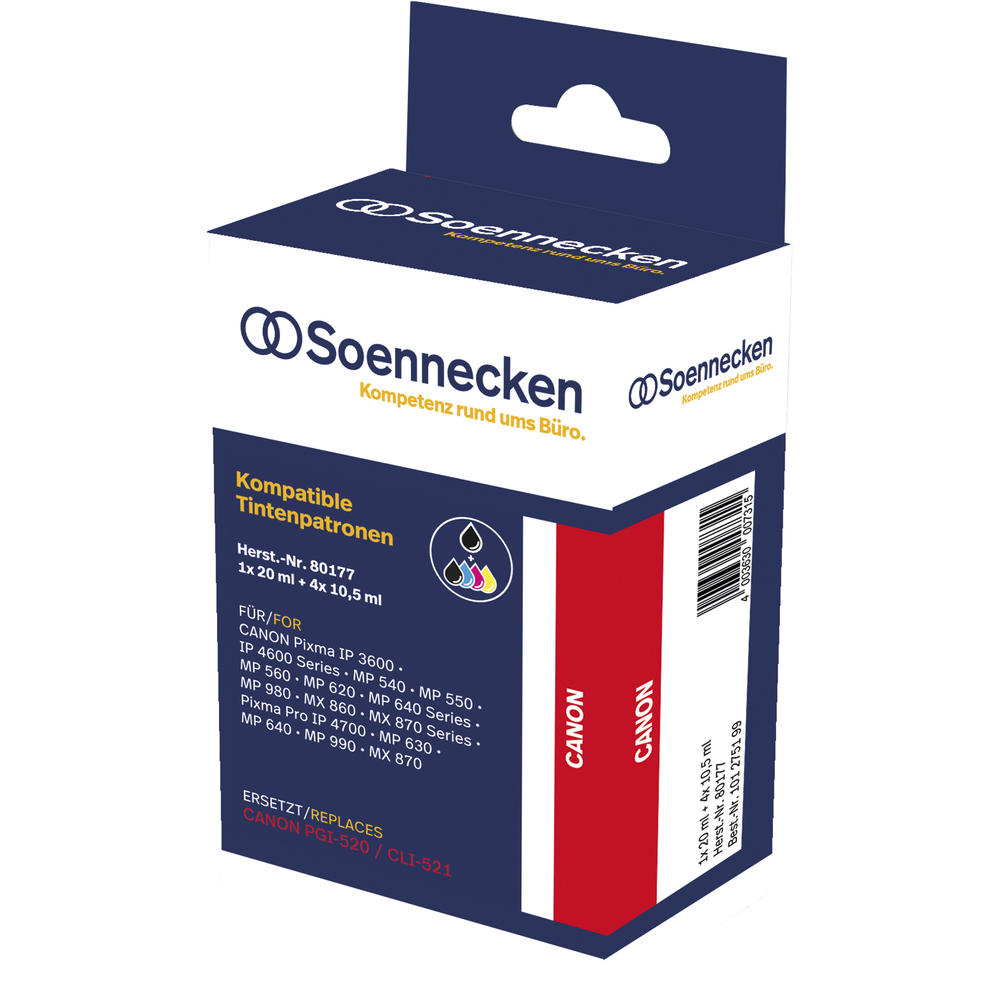 Soennecken Tintenpatrone 80177 wie Canon