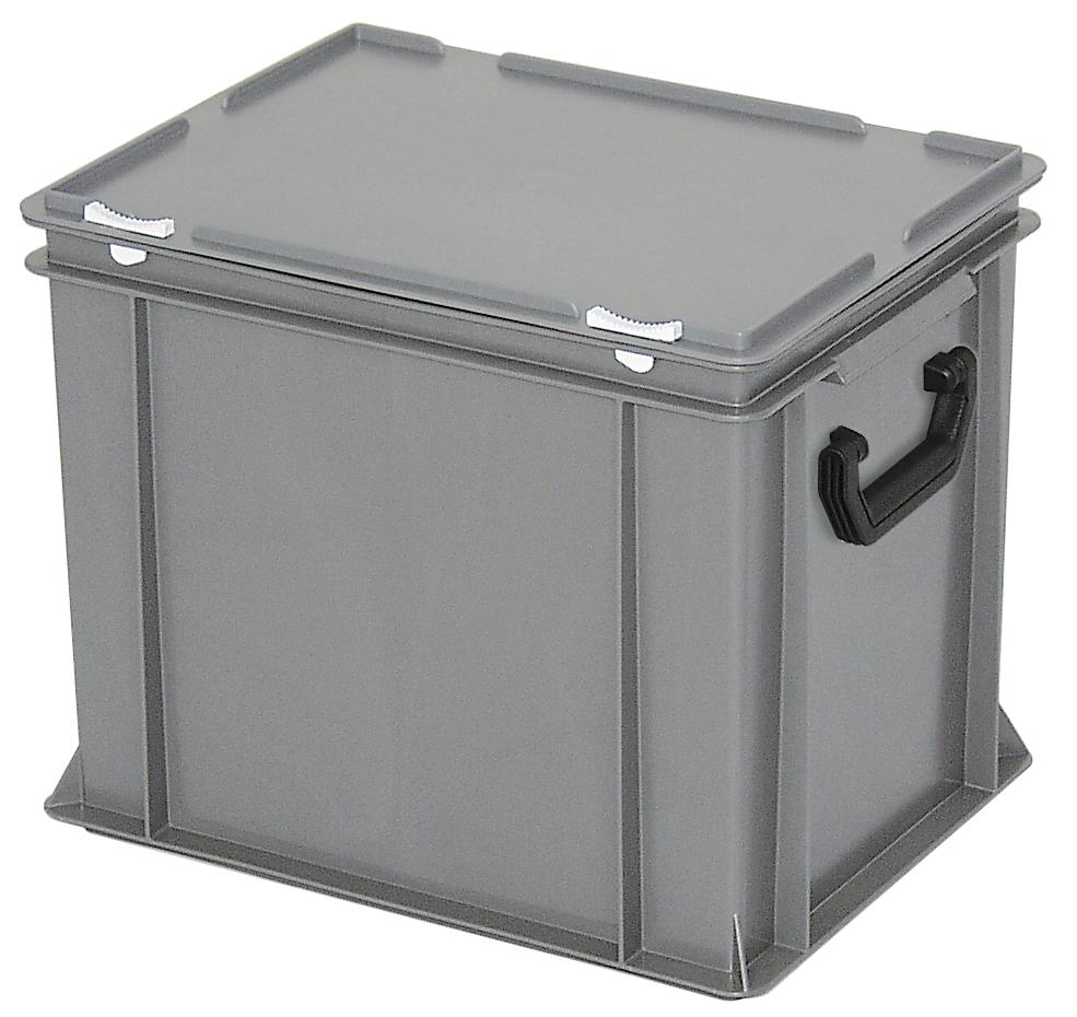 Euronorm-Koffer | Grau | B 300 x H 330 x L 400 mm | 31,00