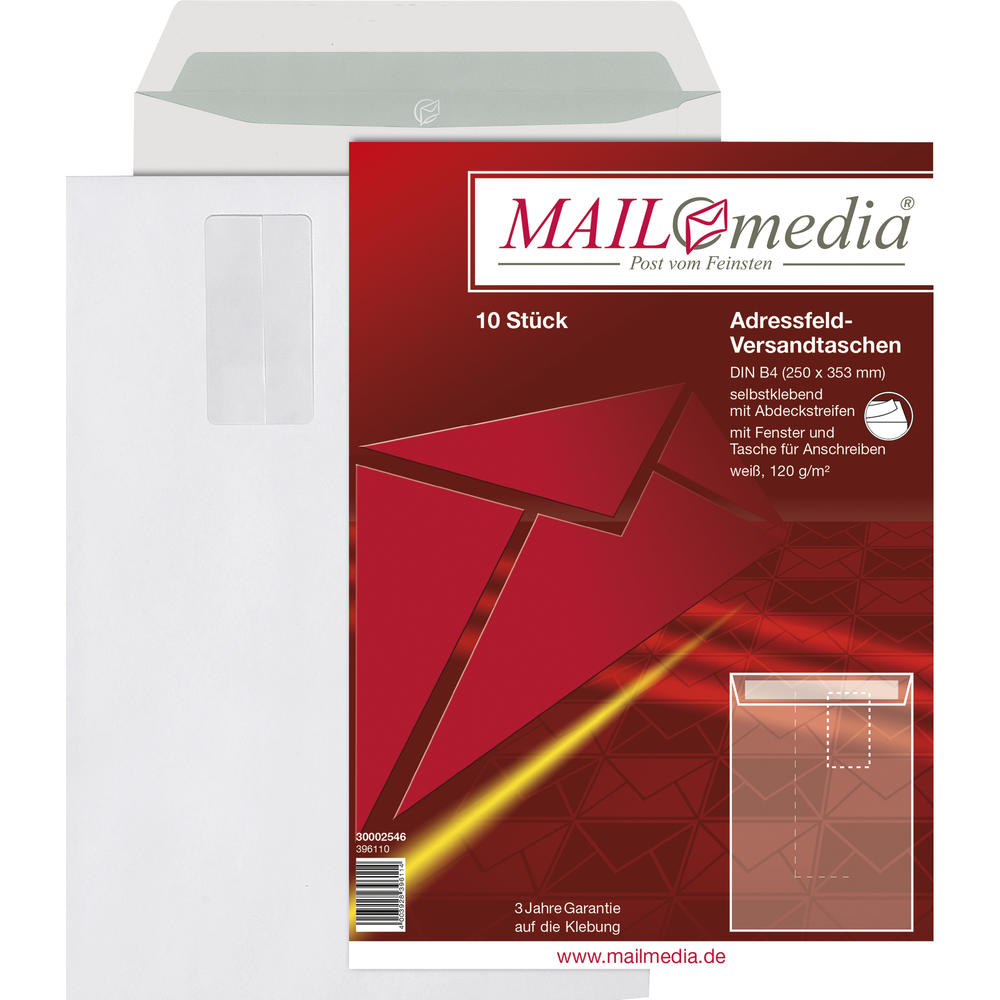 MAILmedia Versandtasche 30002546 B4 mF hk ws 120g