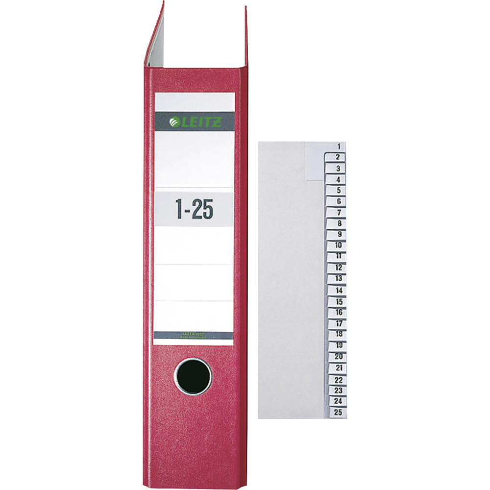 Leitz Registerserie 13810085 1-25 DIN A4 21,2x24cm