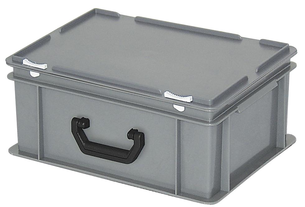 Euronorm-Koffer | Grau | B 300 x H 180 x L 400 mm | 16,00