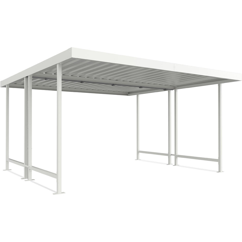 Überdachung Leipzig | Grauweiß RAL 9002 | 4300 | Grundeinheit