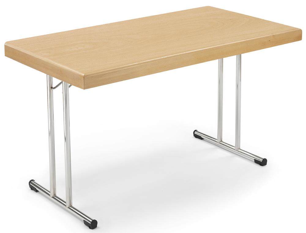 Klapptisch mit Randaufdoppelung | Buchedekor | 1400 | 700