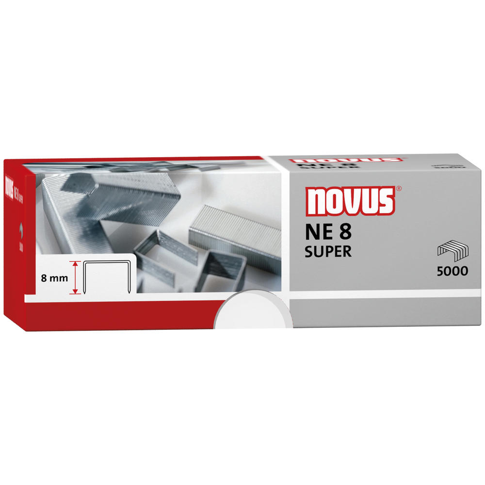 NOVUS Heftklammer NE 8 Super 042-0002 verzinkt