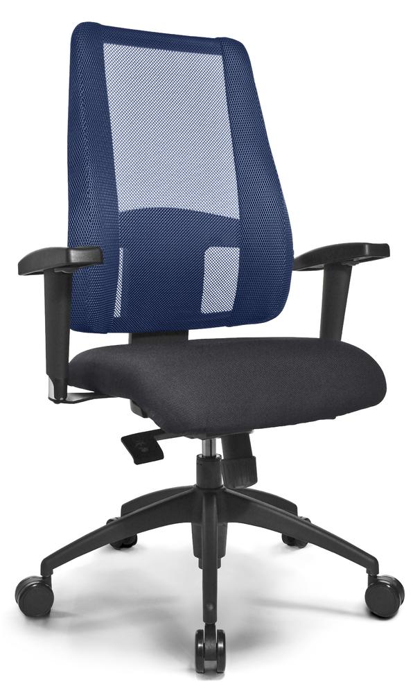 Bürostuhl SITNESS DELTA AIR | Schwarz/Blau