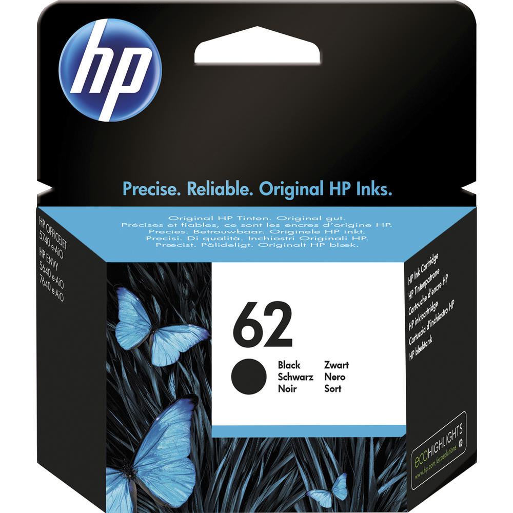 HP Tintenpatrone C2P04AE 62 200Seiten schwarz