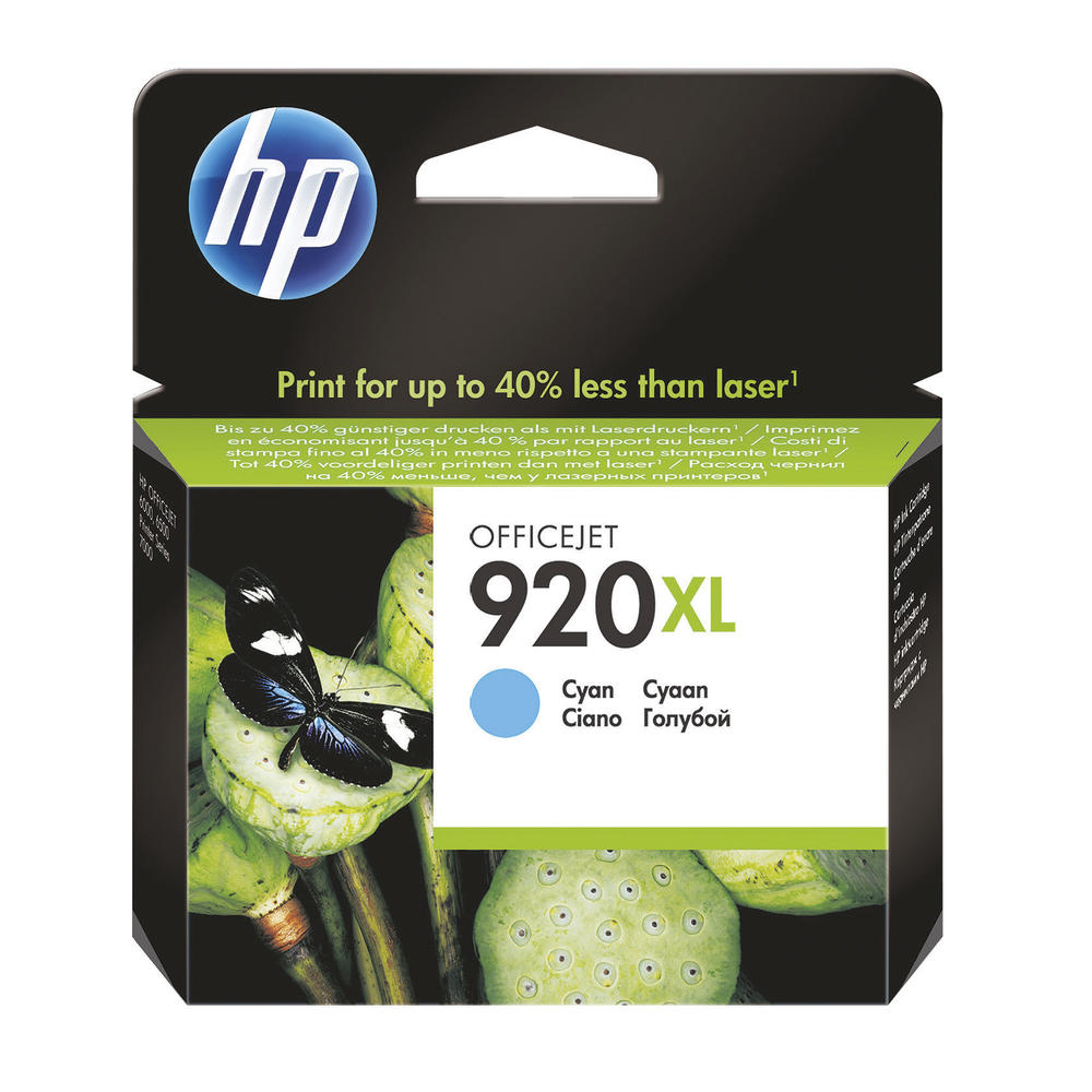 HP Tintenpatrone CD972AE 920XL 700Seiten 6ml cyan