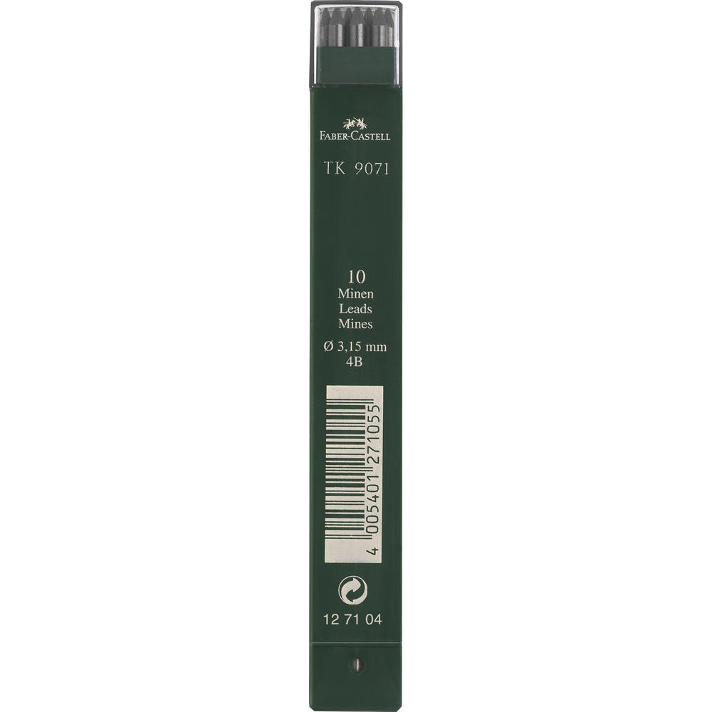 Faber-Castell Fallmine TK 9071 127104 3,15mm 4B 10