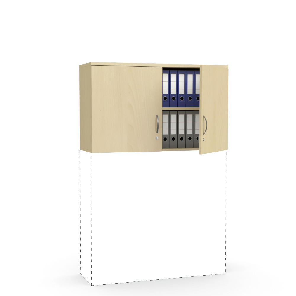 Flügeltüren-Aufsatzschrank MULTI MODUL | Buchedekor | 1200