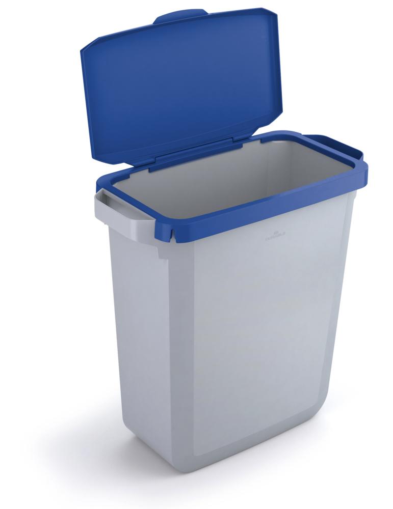 Wertstoffsammler DURABIN® 60 Liter mit Klappdeckel | Blau