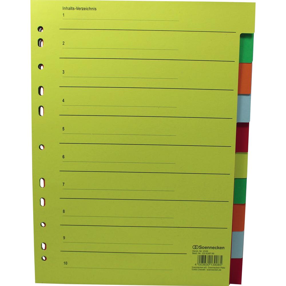 Soennecken Register 1526 blanko 22,5x29,7cm volle