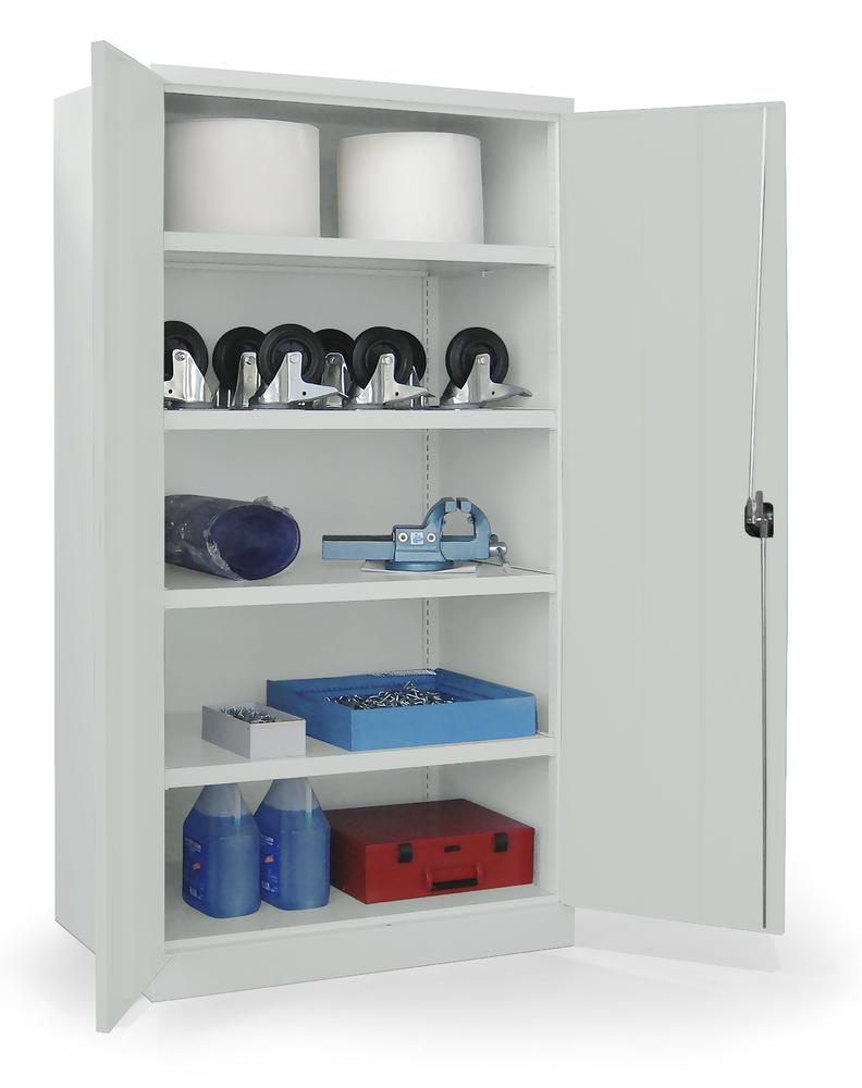 Schwerlastschrank ohne Mitteltrennwand | Lichtgrau RAL 7035 | 1040 | ohne Schubladen