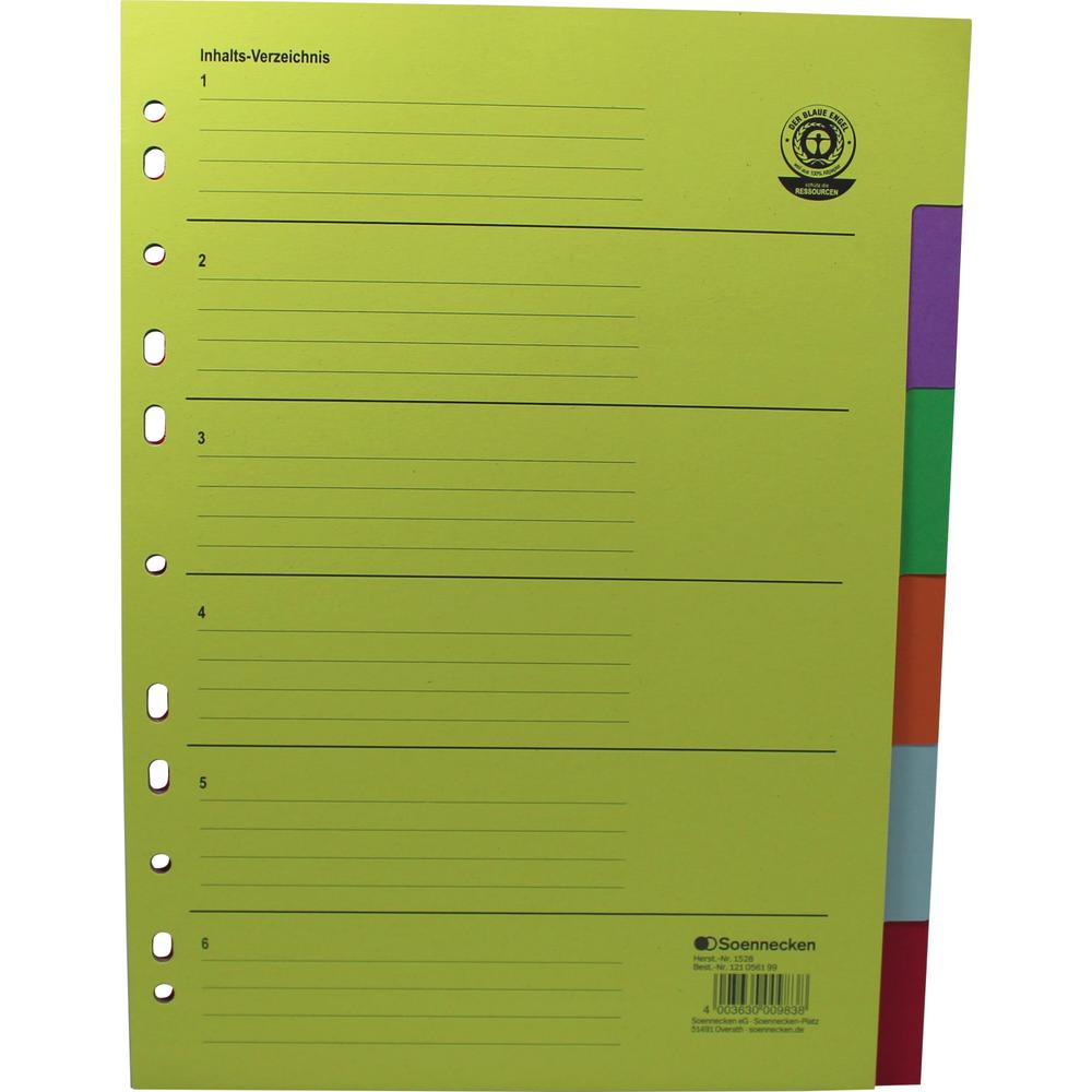 Soennecken Register 1528 blanko 22,5x29,7cm volle