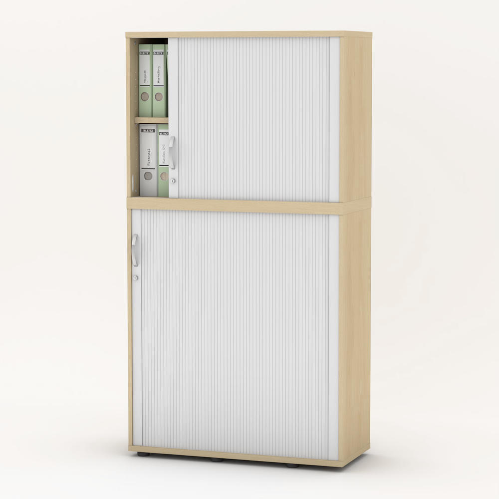 Rollladen-Aufsatzschrank iMODUL | Buchedekor | 1000
