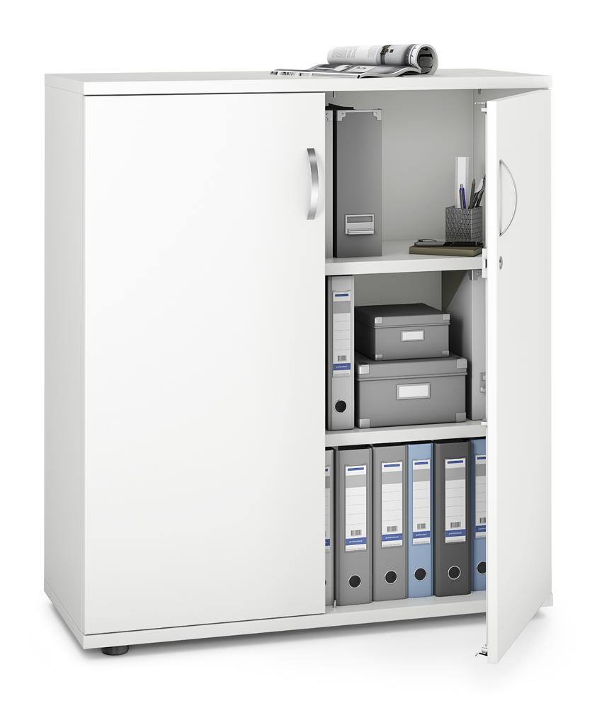 Flügeltürenschrank iMODUL | Weiß | 1000