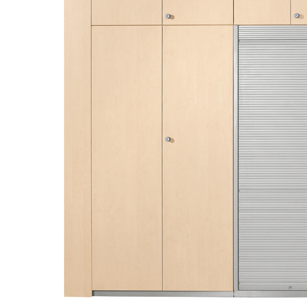 Flügeltürenschrank PROFI MODUL Schrankwand | Ahorndekor | 1000 | Flügeltürelement | 1860 mm (5 OH)