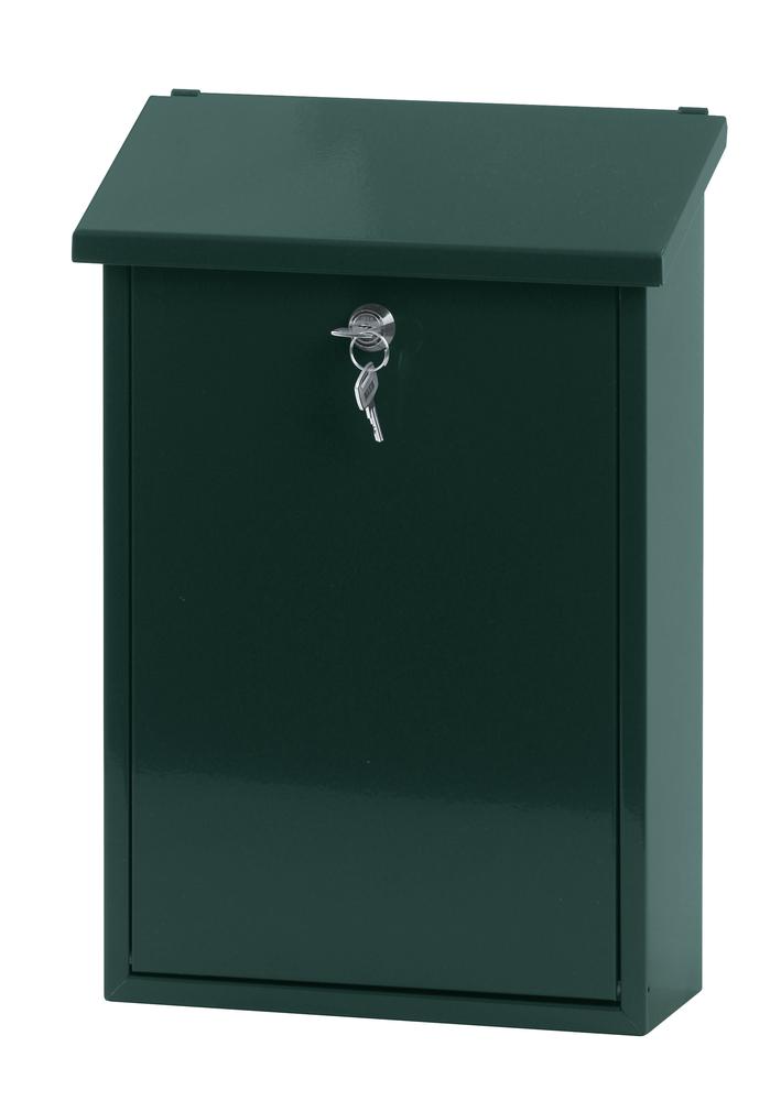 Standard Wandbriefkasten Bremen | Moosgrün RAL 6005 | Stahl