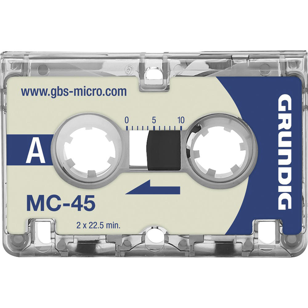 Grundig Diktierkassette MC45 GGM4500 Micro 3