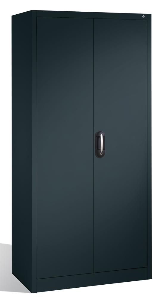 Flügeltüren-Stahlschrank ERGO LOCK 4 | Anthrazit RAL 7021 | 930 | 500 | Anthrazit RAL 7021