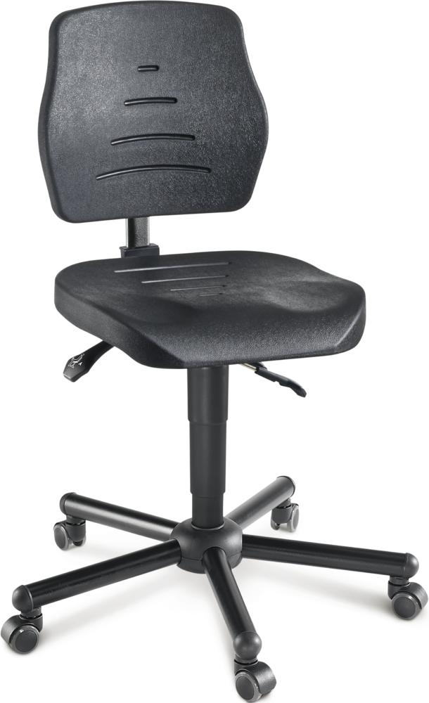 XXL Werkstatt-/Arbeitsstuhl W170XXL | Standard | Rollen, Sitzneige