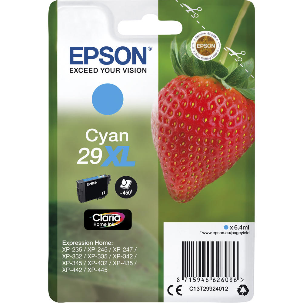 Epson Tintenpatrone C13T29924012 29XL 6,4ml