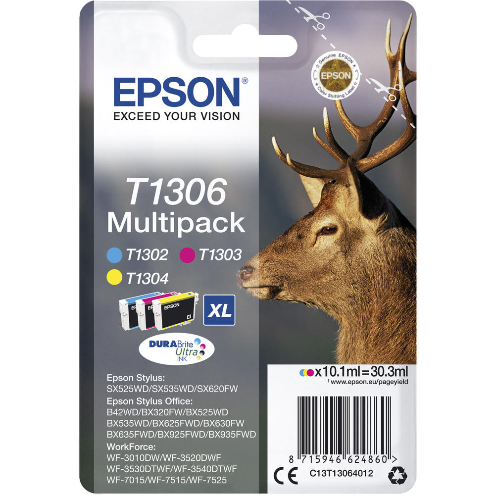 Epson Tintenpatrone C13T13064012 T1306 c/m/y 3