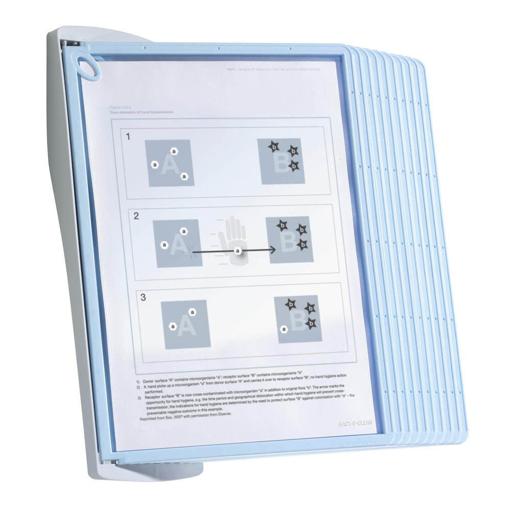 DURABLE Sichttafelwandhalter SHERPA BACT-O-CLEAN