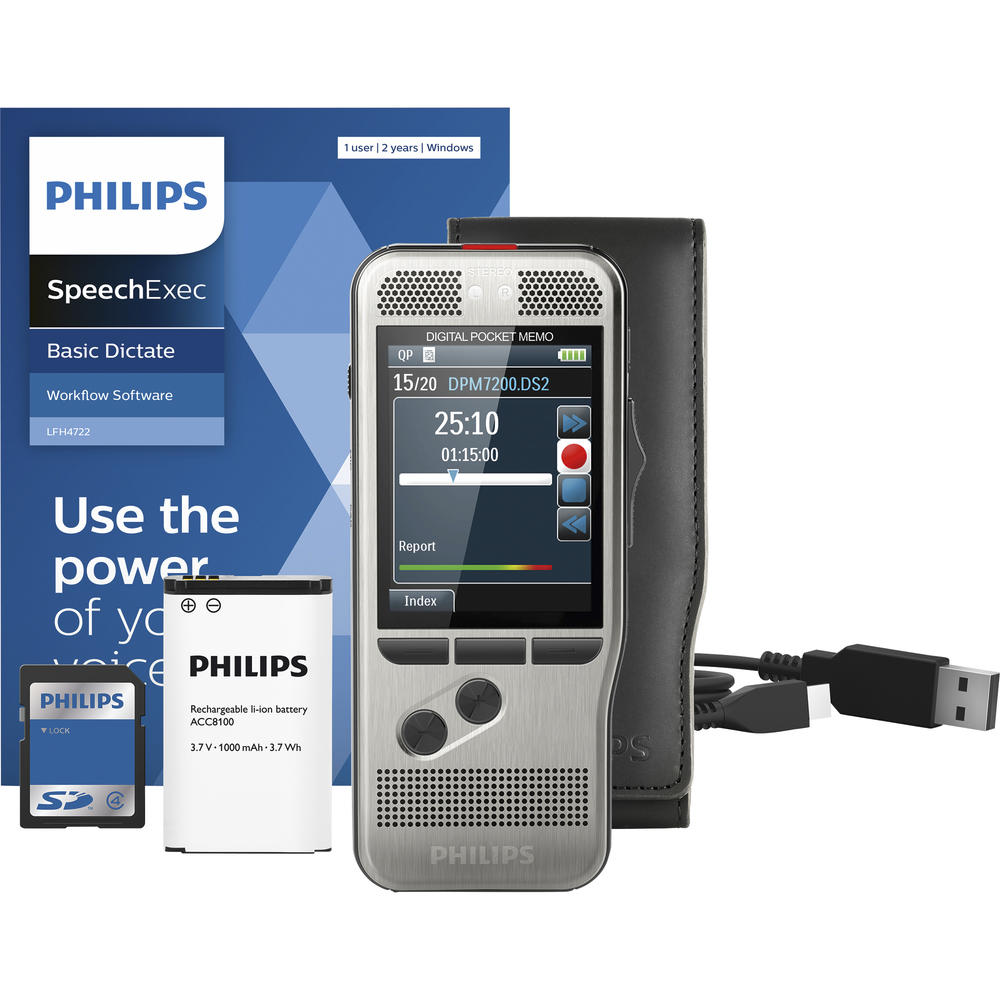 Philips Diktiergerät Digital Pocket Memo