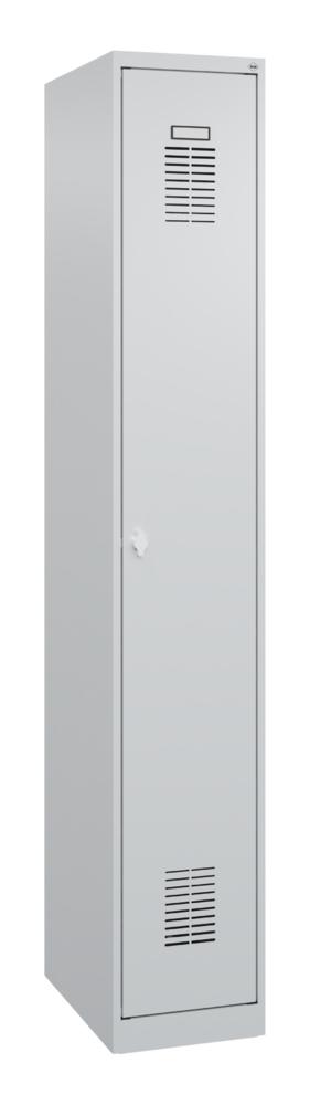 Garderobenspind Basic Plus | Lichtgrau RAL 7035 | 1 | Drehriegelverschluss
