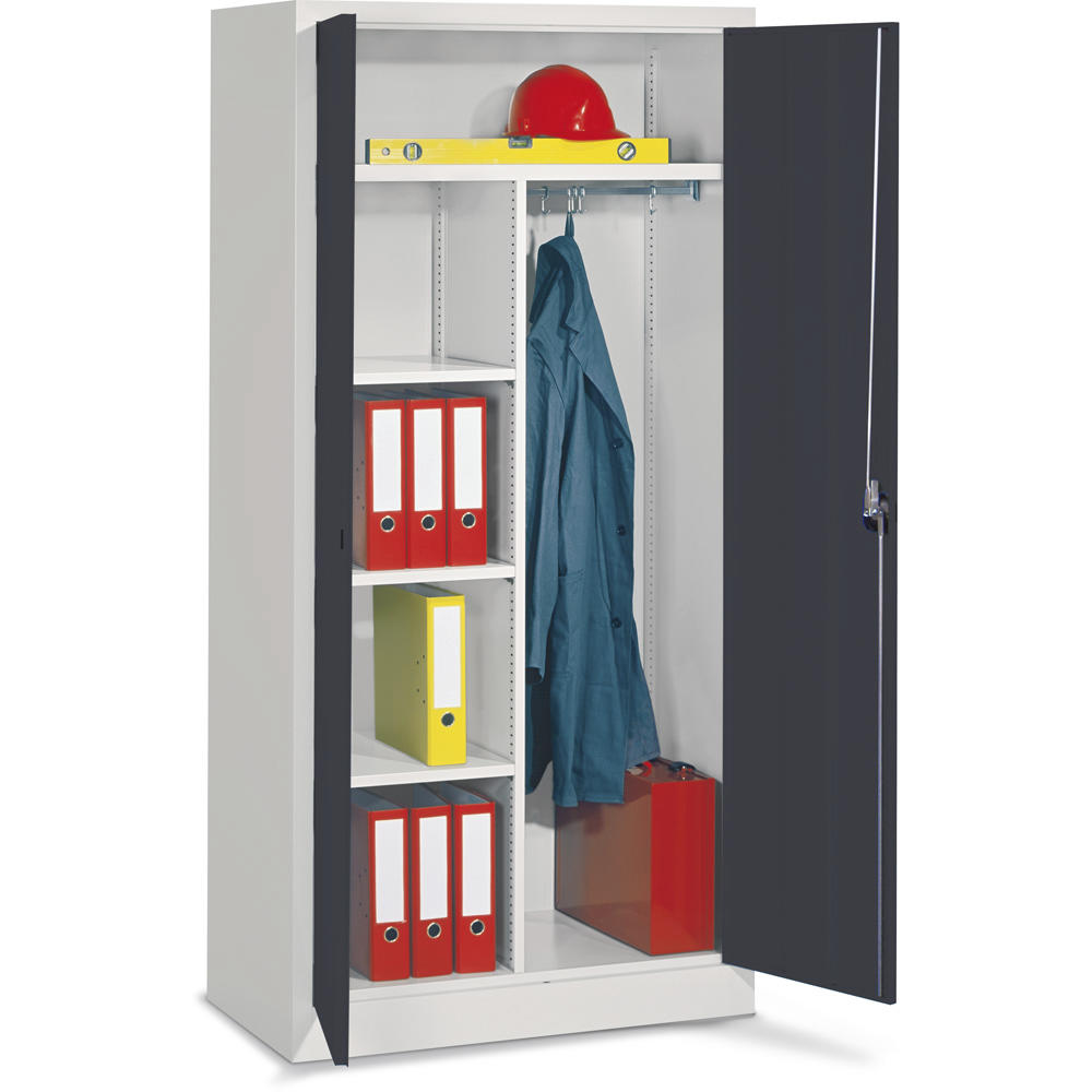 Material-/ Garderobenschrank | Anthrazitgrau RAL 7016 | 400
