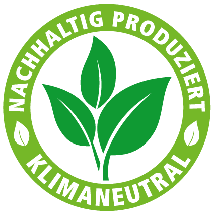 Klimaneutral, nachhaltig produziert Klimaneutral, nachhaltig produziert