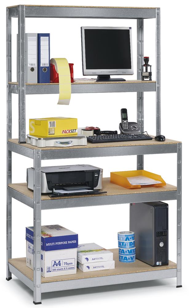 Stufen-Stahl-Steckregal Economy Plus | 1800 | 1000 | 600