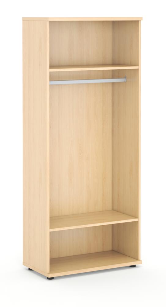 Offenes Regal OFFICE-LINE inkl. Kleiderstange | Buchedekor