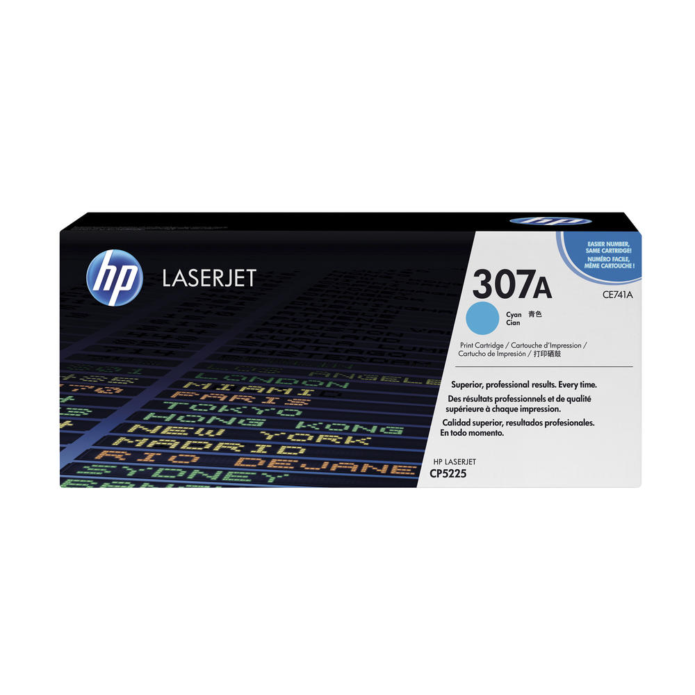 HP Toner CE741A 307A 7.300Seiten cyan