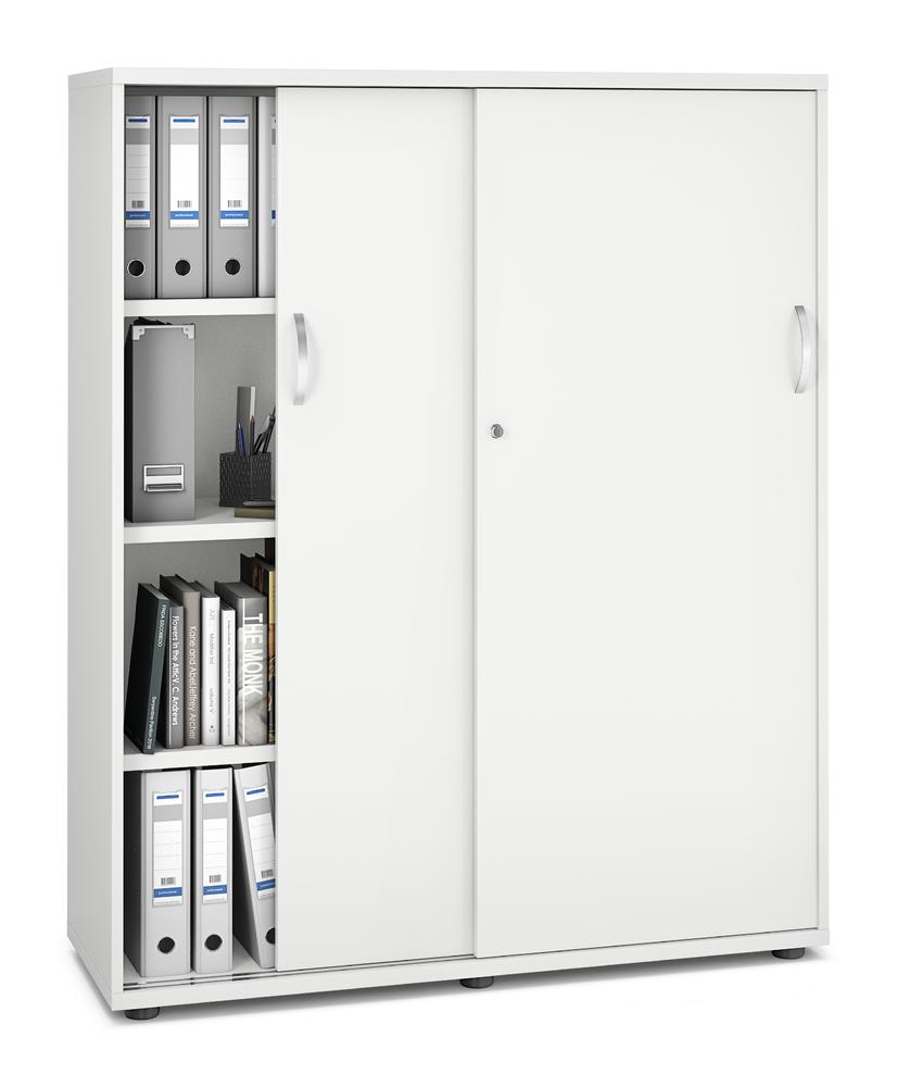 Schiebetürenschrank MULTI MODUL-PRO | Weiß | 1200 | 1500 mm (4 OH)