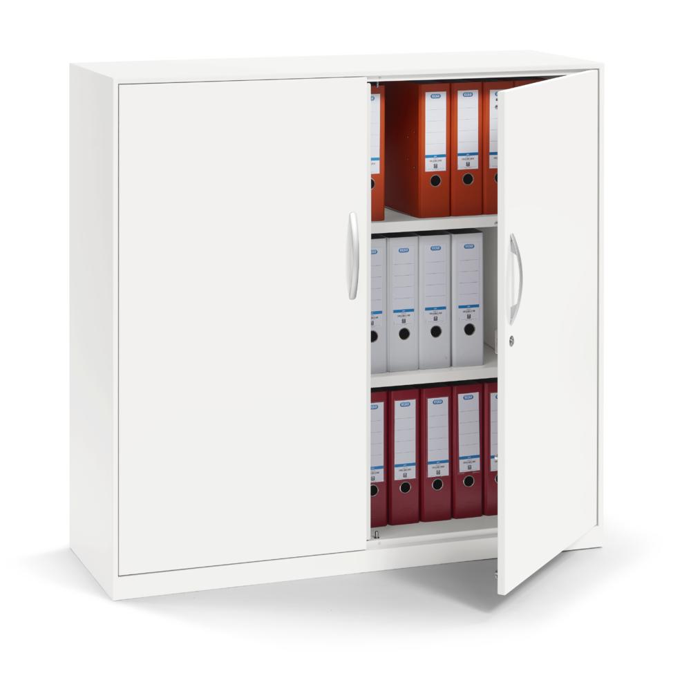 Flügeltürenschrank BASE LINE - PRO | Weiß | 1000 | Weiß