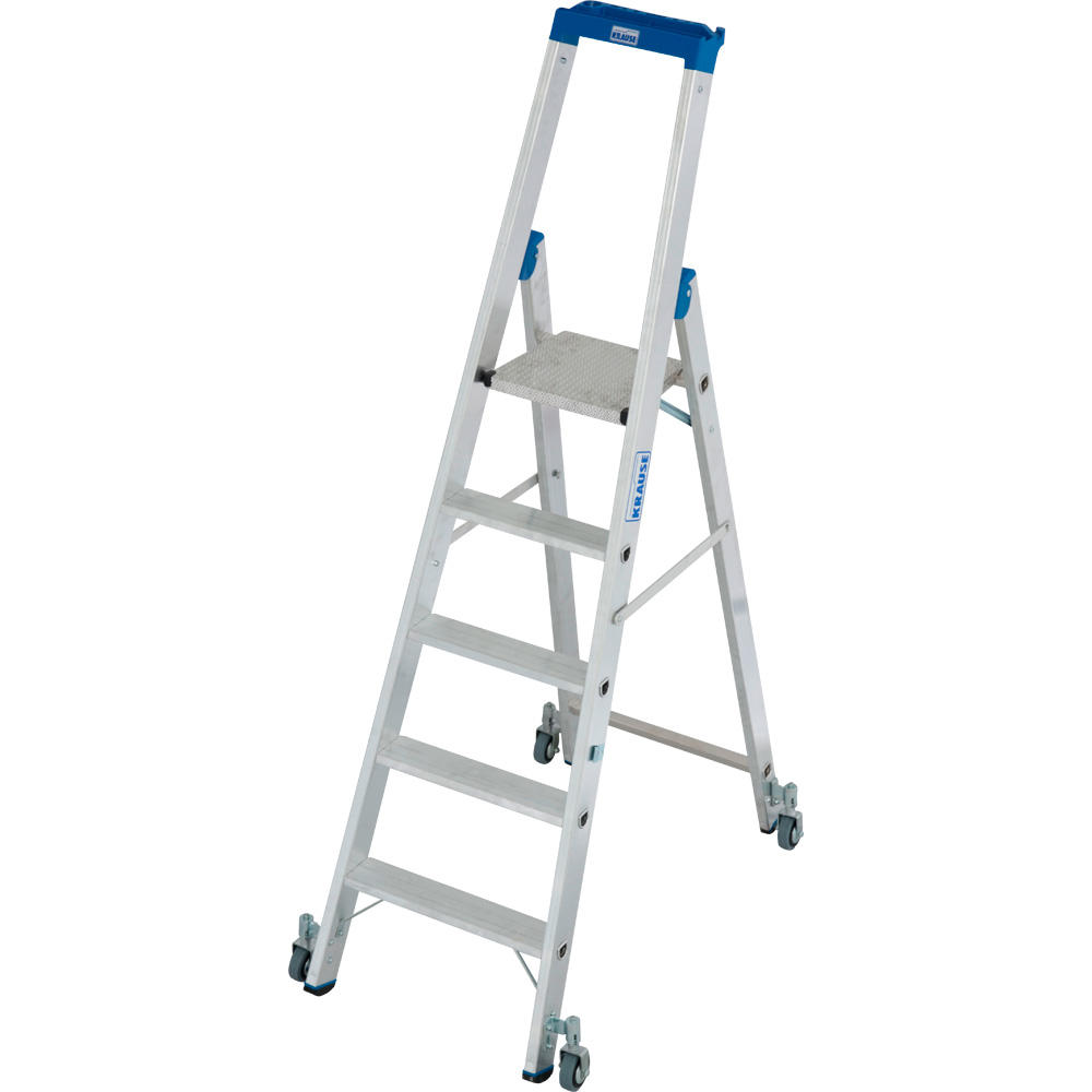 Stufen-Stehleiter Stabilo Fahrbar, 5 Stufen | 3180