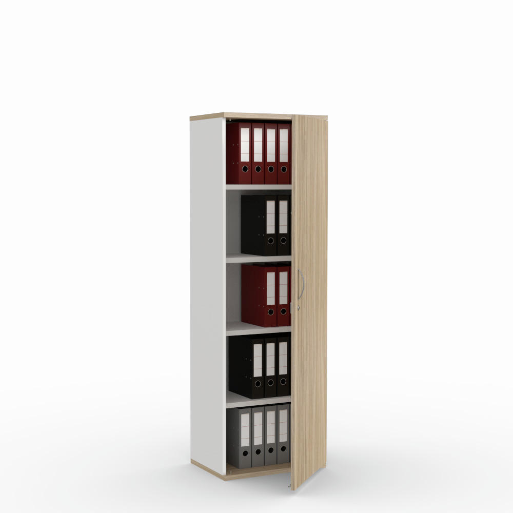 Flügeltürenschrank PROFI Bicolour | 600 | Türanschlag rechts